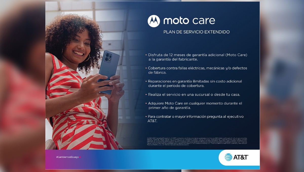 Hello Moto Care de Motorola para AT&T. / Especial