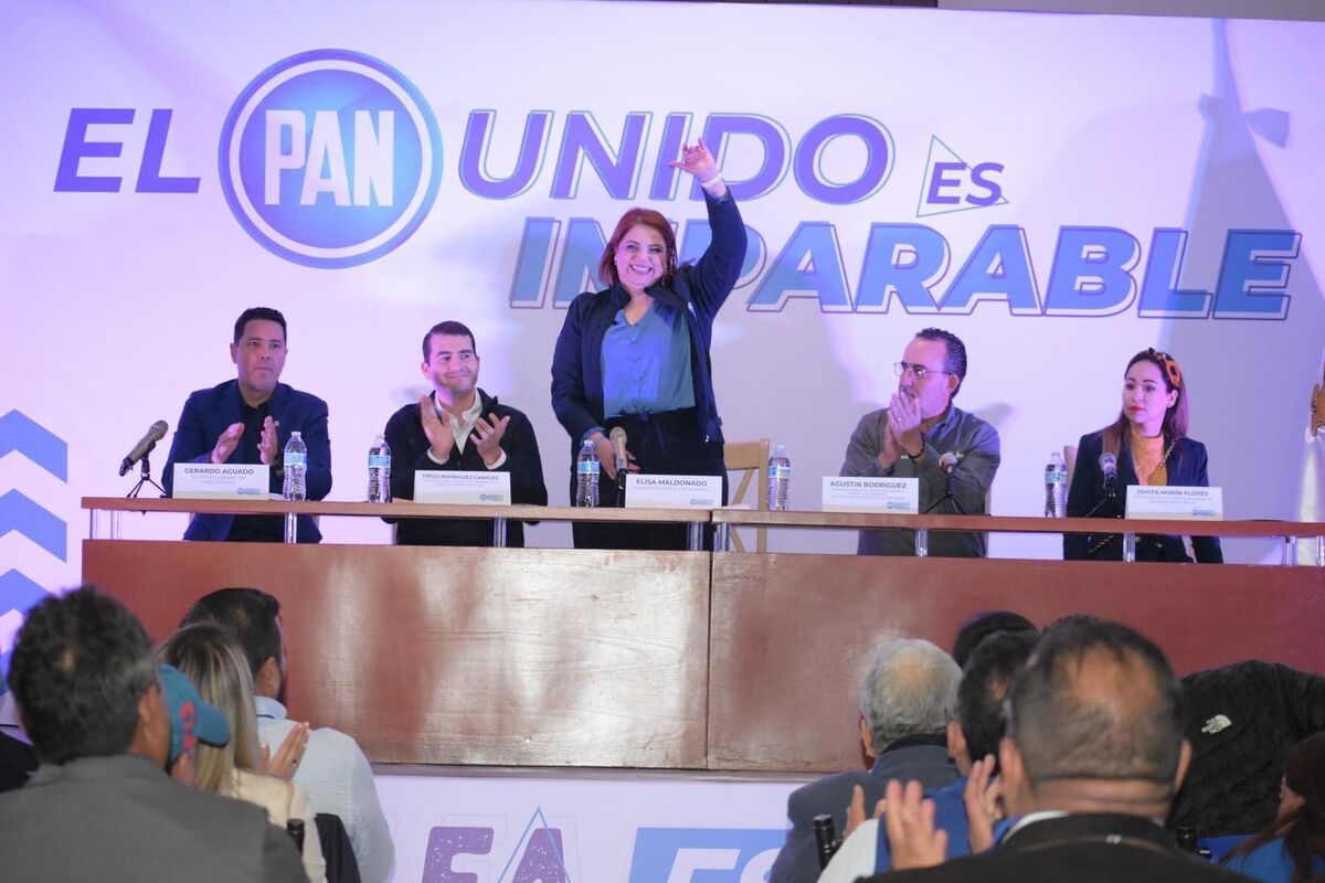 La presidenta del PAN Coahuila, Elisa Maldonado, rindió un informe de actividades. | Especial