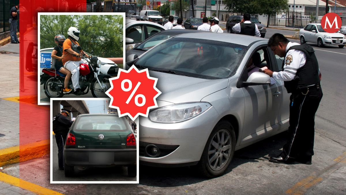 Descuentos en multas de tránsito en Monterrey: ¿En cuáles aplican? Foto: Especial