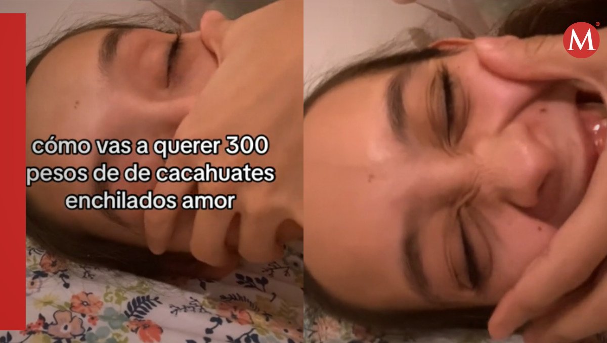 Hombre pide 300 pesos de cacahuates enchilados para intercambio navideño (TikTok).