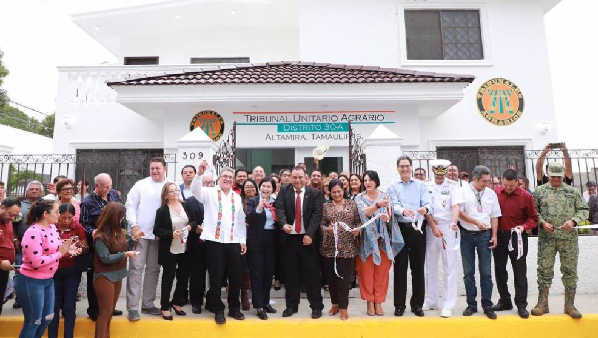 Inauguran sede alterna del Tribunal Unitario Agrario 30-A en Altamira.