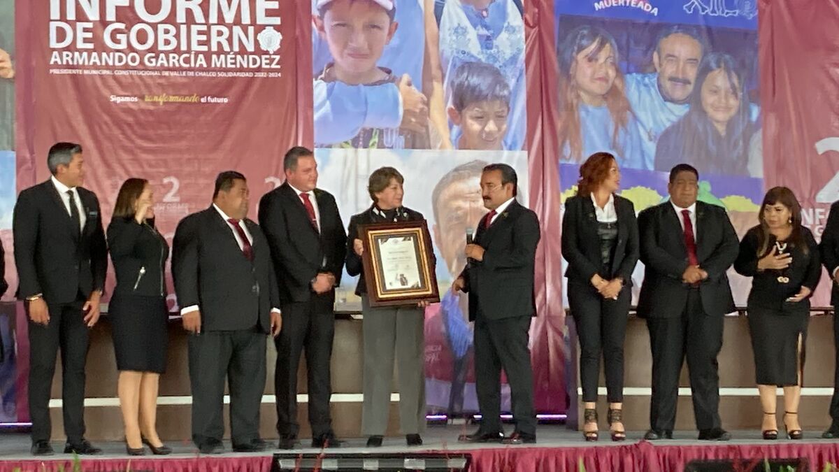 Informe de Gobierno en Valle de Chalco.| Foto: Zuleyma G.