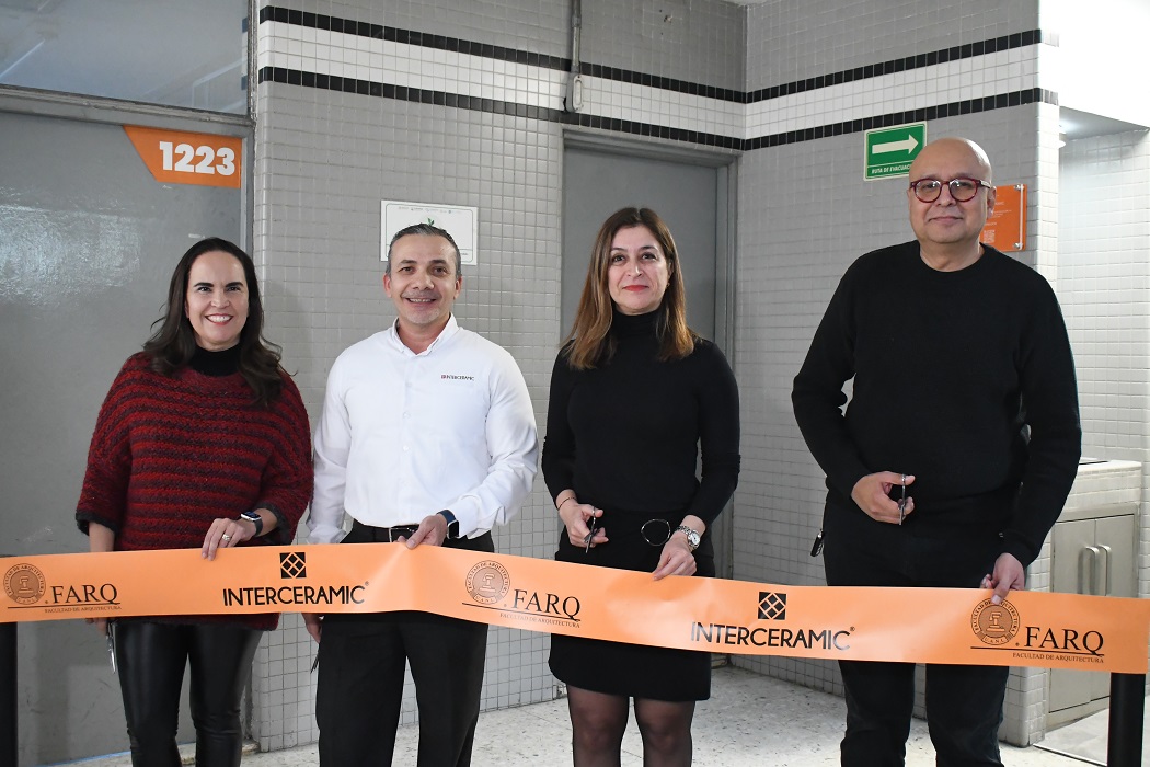 A través de esta iniciativa, Interceramic, renovó y modernizó un espacio clave dentro de la facultad. (Cortesía)