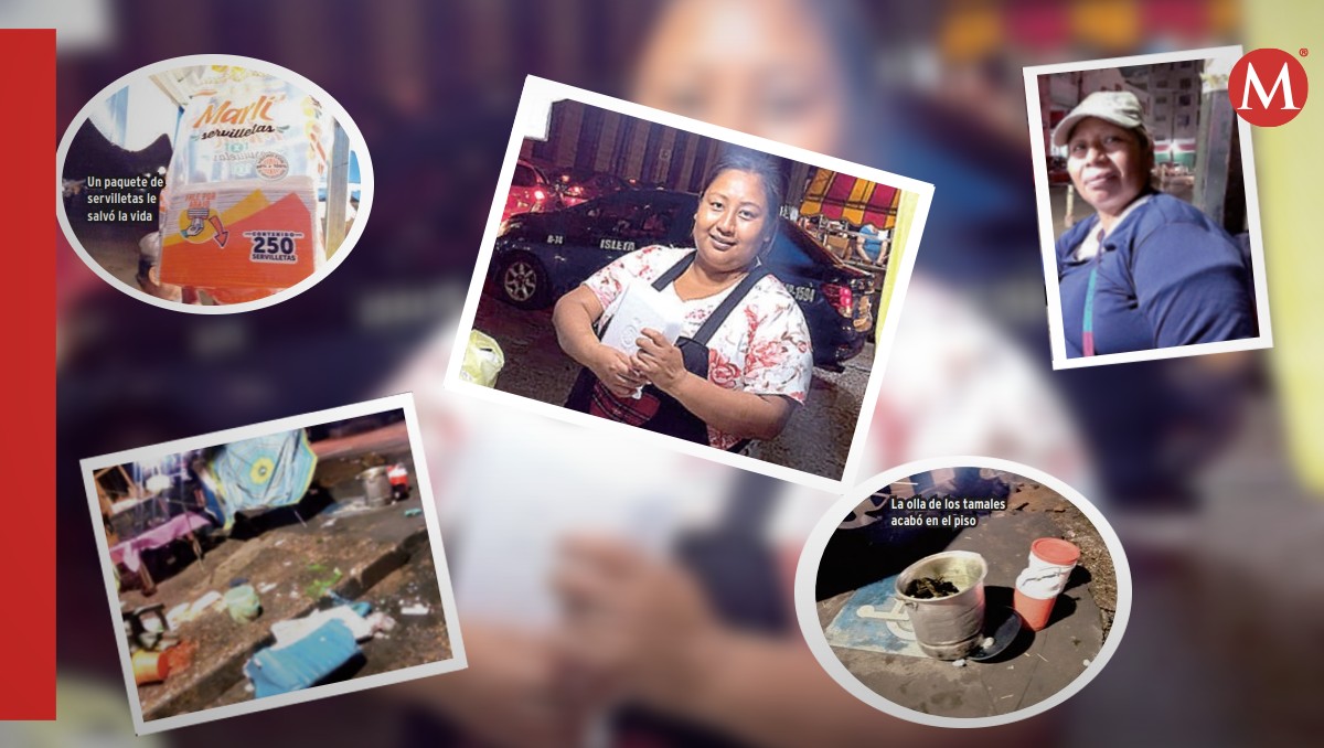 Ir a comprar servilletas para sus tamales le salva la vida