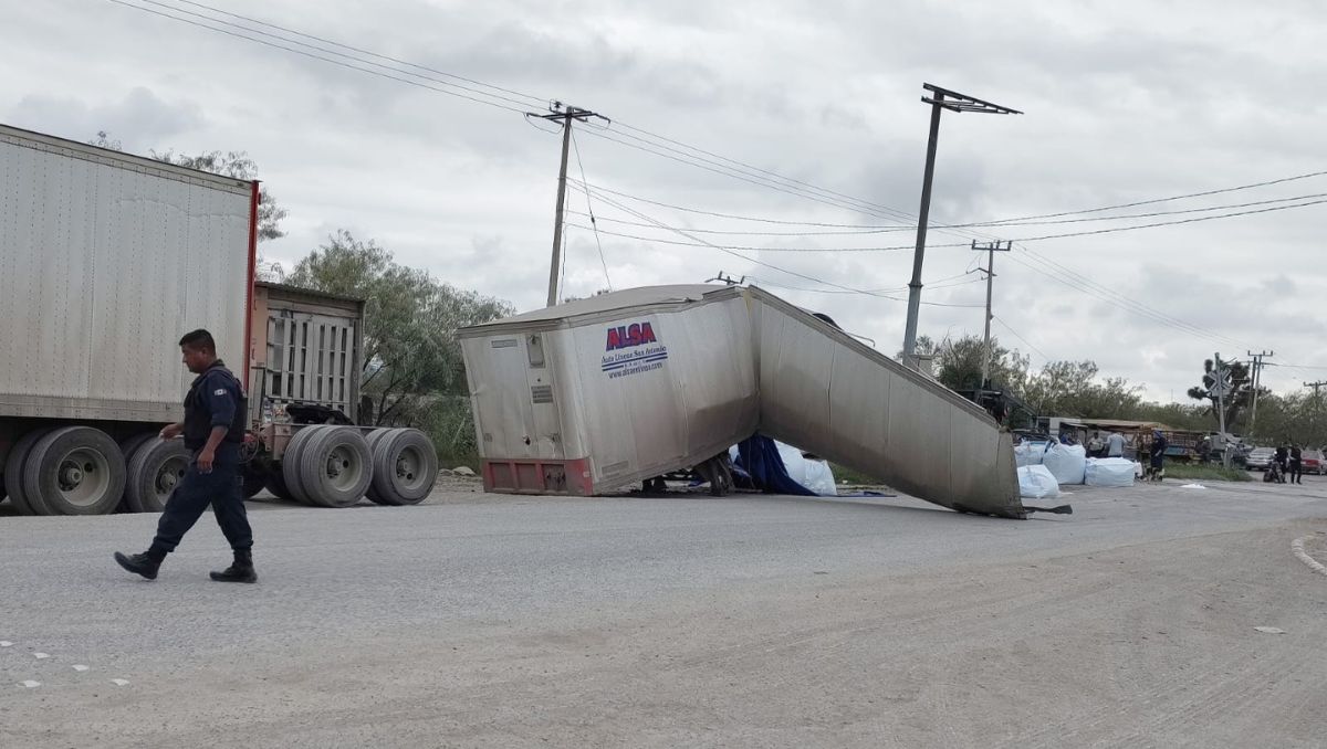 El accidente ocurrió la mañana del miércoles a la altura de la vía a Laredo | Agustín Martínez