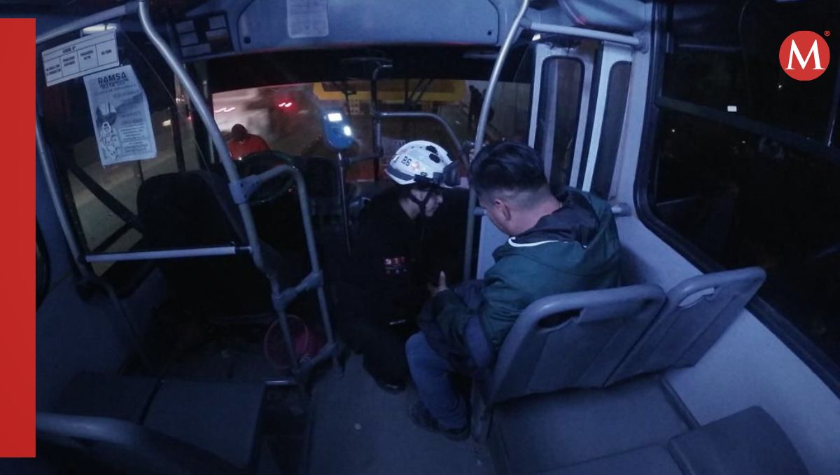 El accidente se registró en avenida Concordia y Carlos Salinas de Gortari.