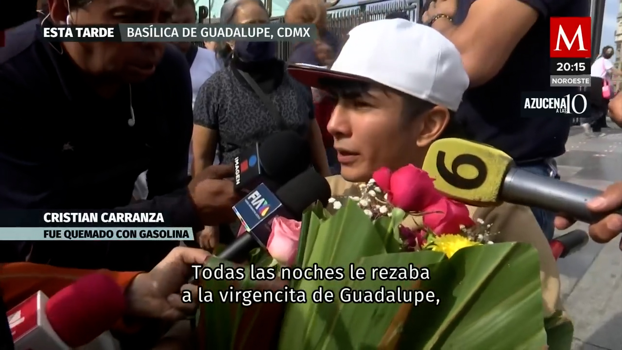 Alta médica para Cristian Carranza, joven quemado en ataque en CEDVA de Texcoco