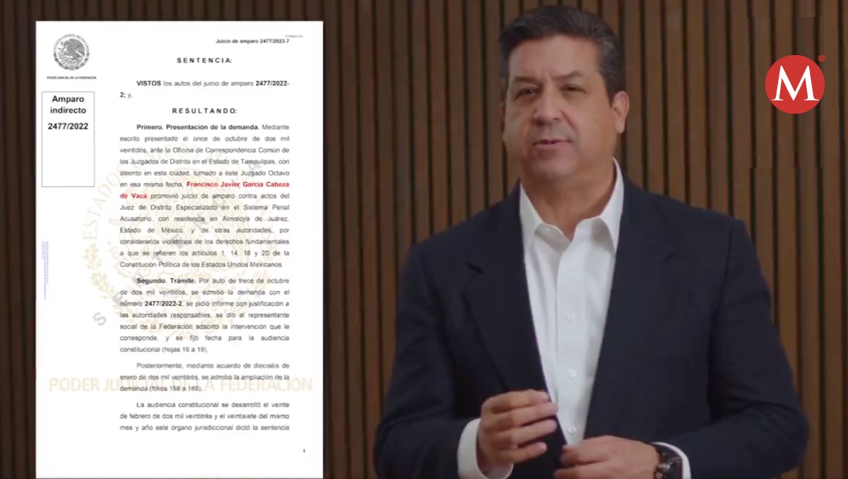 Cabeza de Vaca reacciona a cancelación de orden de aprehensión