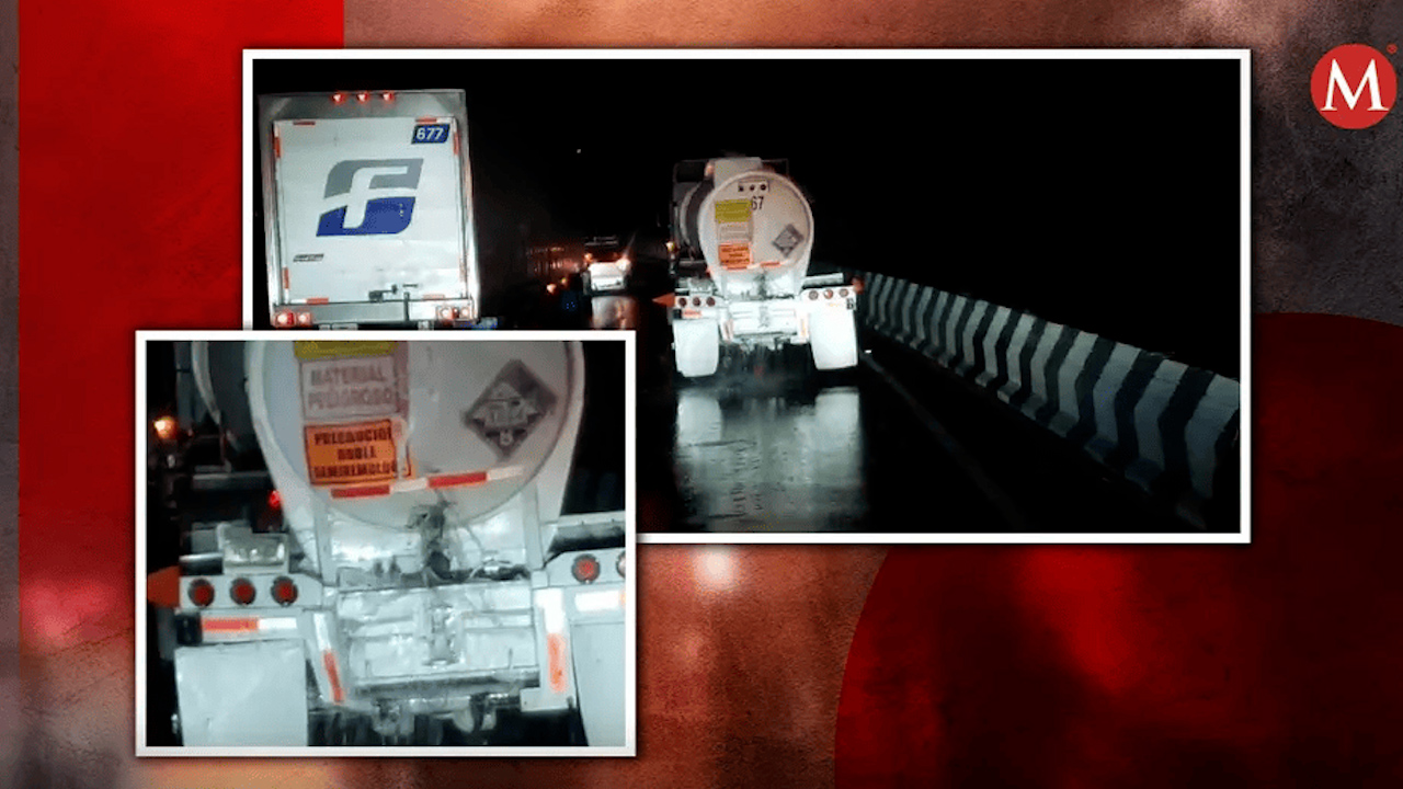 Reabren circulación en autopista Veracruz-Puebla tras derrame de sosa cáustica
