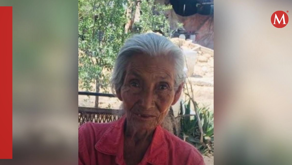 Abuelita desaparecida en Cadereyta. Foto: Especial