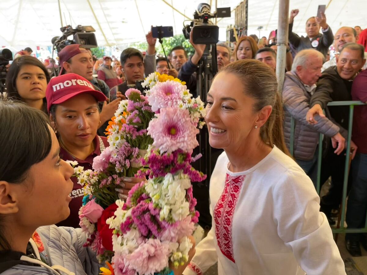 Claudia Sheinbaum en gira por Tehuacán, Puebla. | Foto: José Antonio Belmont.