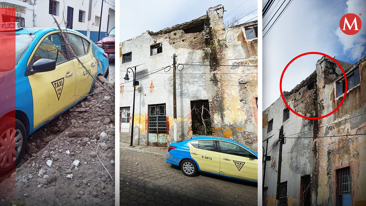 Derrumbe de casona en Atlixco tras sismo en Puebla | Especial