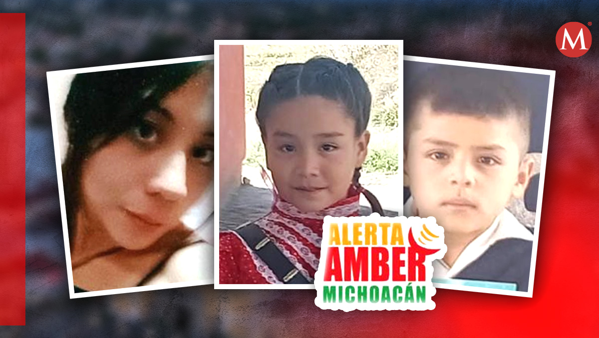 Fiscalía General del Estado de Michoacán activó las fichas de búsqueda de mujer y sus dos hijos desaparecidos. | Especial