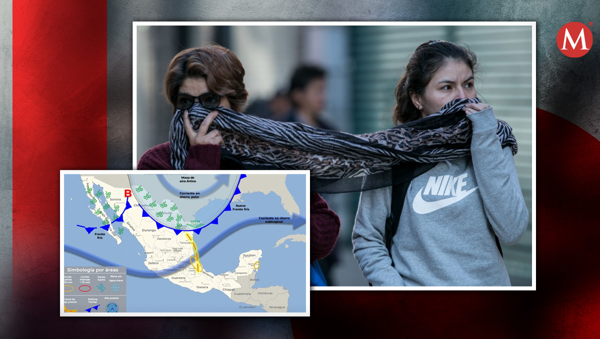 El frente frío 16 llegará con velocidad al norte del país; conoce aquí en qué día. | SMN
