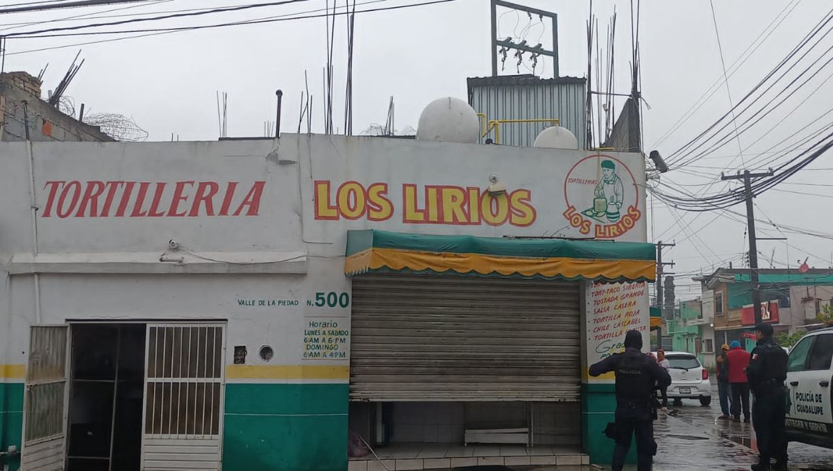 Los hechos se registraron en una tortillería conocida como "Tortillería Los Lirios" en Guadalupe. Especial