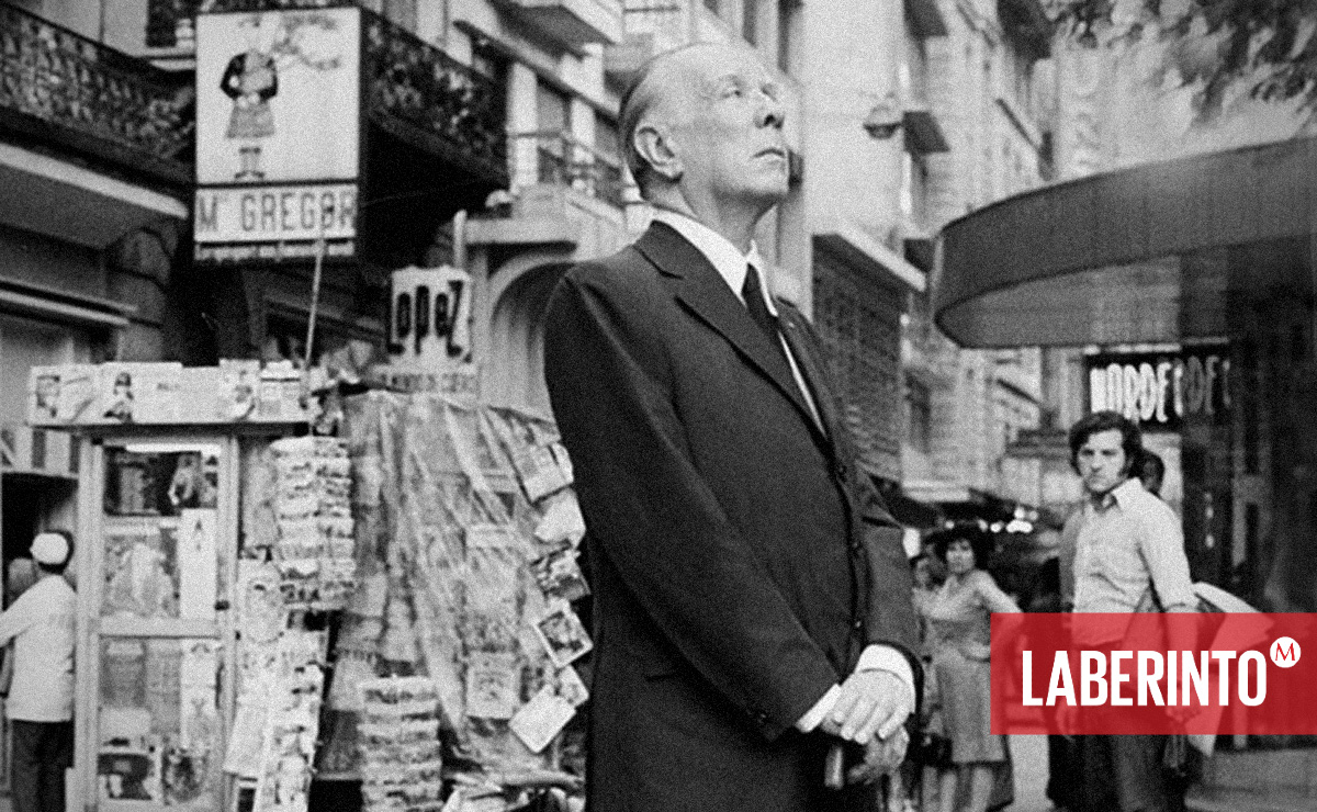 Jorge Luis Borges en Buenos Aires. (Archivo)