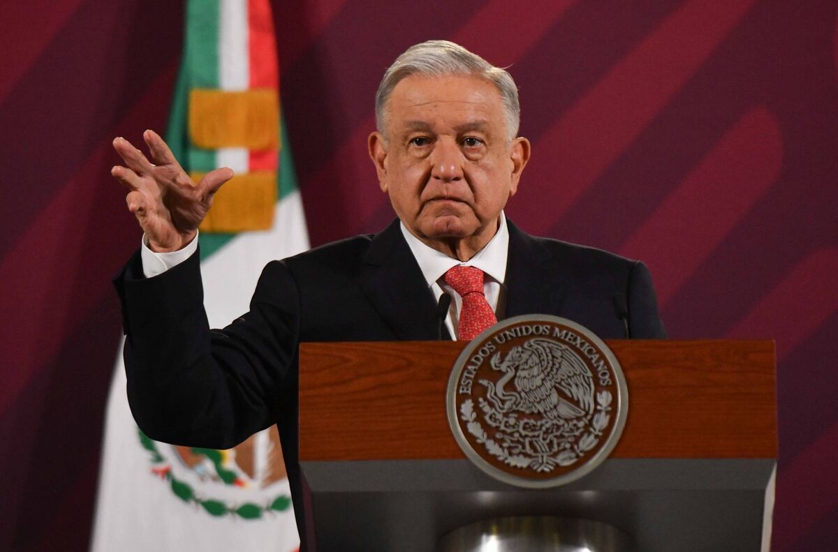 Presidente López Obrador en conferencia de prensa desde Palacio Nacional. | Cuartoscuro