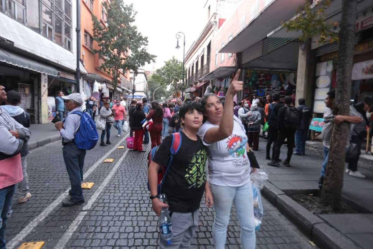 Sismo en Ciudad de México hoy 7 de diciembre. | Foto: Jesús Quintanar.