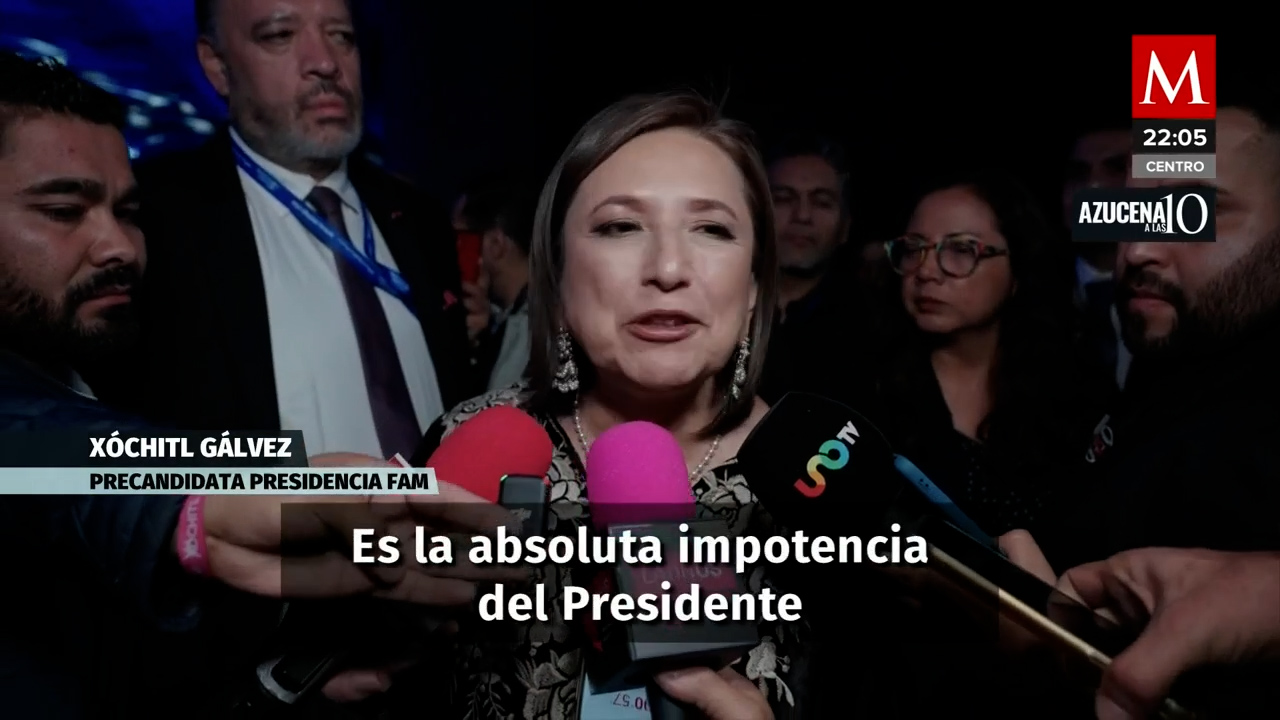 Xóchitl Gálvez condena declaraciones de AMLO sobre caso Celaya
