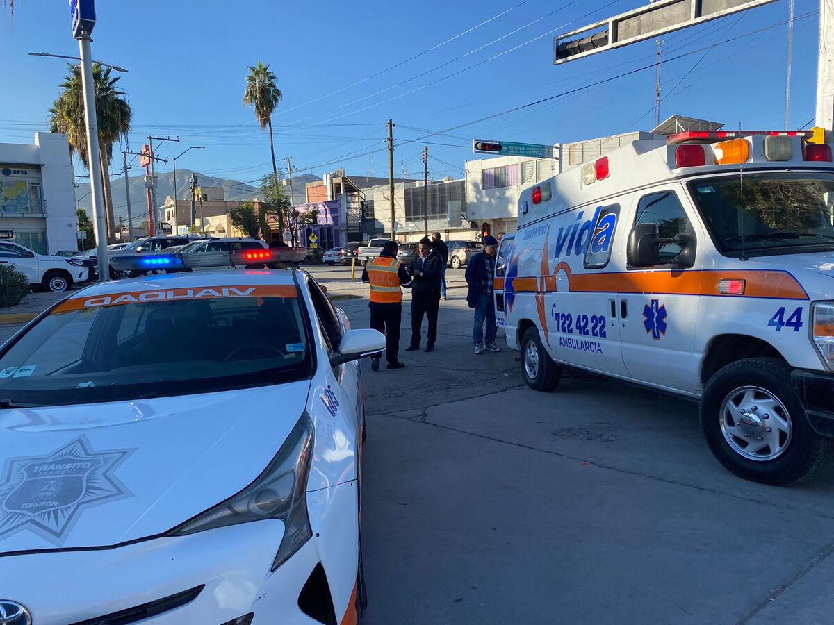 Arrollan a adulto mayor en Torreón.