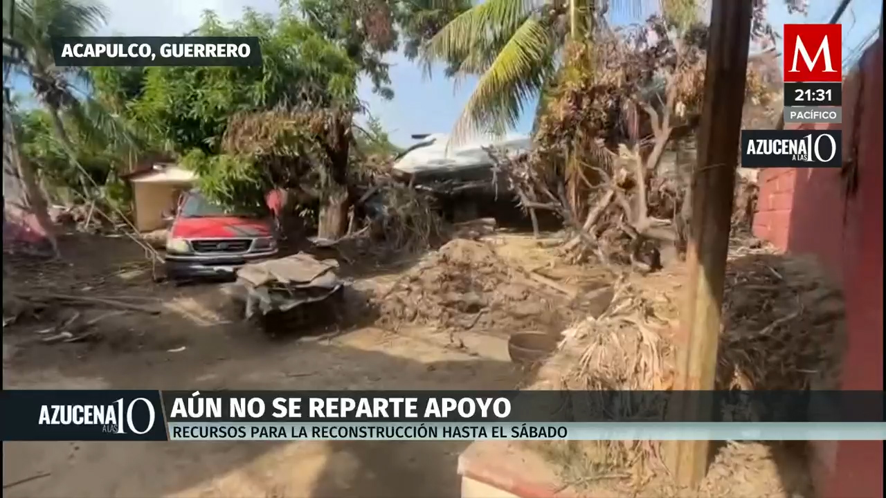 A más de un mes de Otis, siguen siendo visibles los destrozos en Acapulco