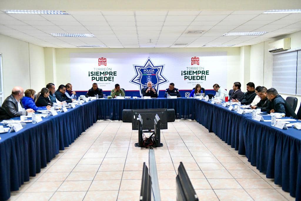 Reunión de seguridad en Torreón. | Facebook