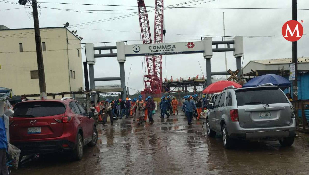 Trabajadores reactivan Commsa luego de paro en Ciudad Madero. (Pablo Reyes)