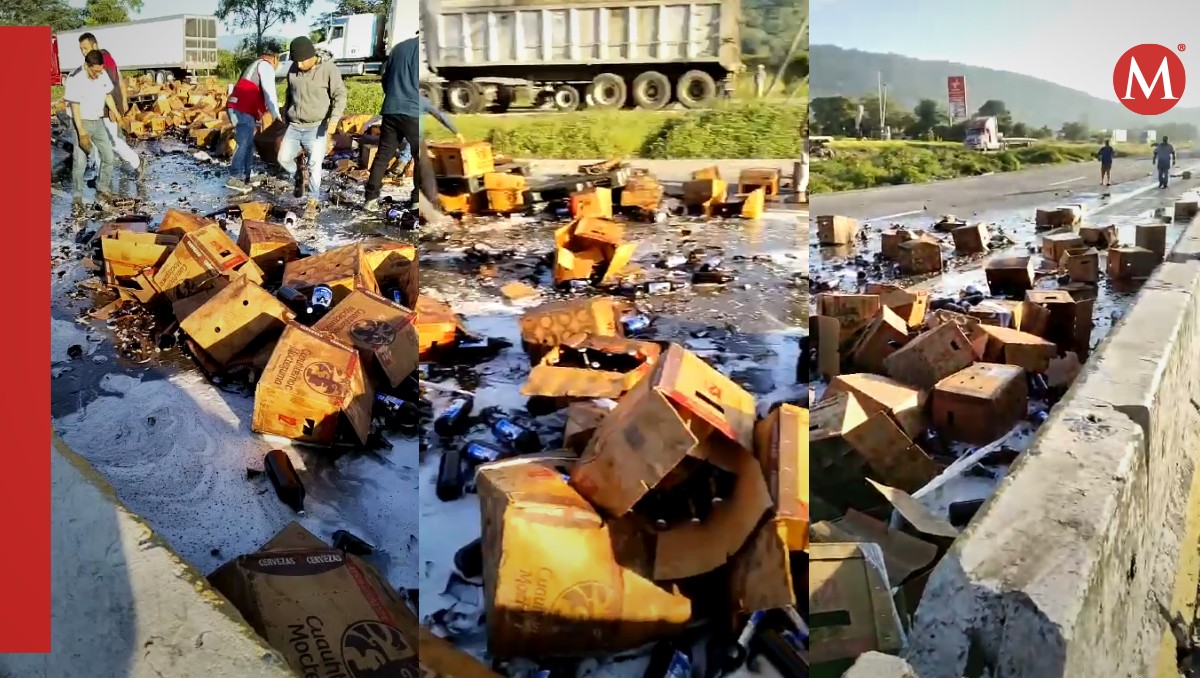 Vuelco de tráiler: Caos y saqueo en la autopista Veracruz-Córdoba | Especial