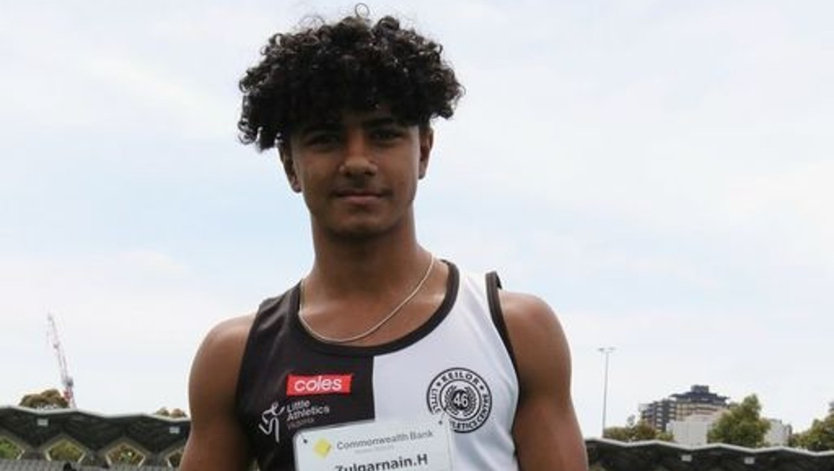 Zulqarnain Haider, joven atleta de Australia, fallece a los 14 años de edad (Facebook: Little Athletics Victoria)