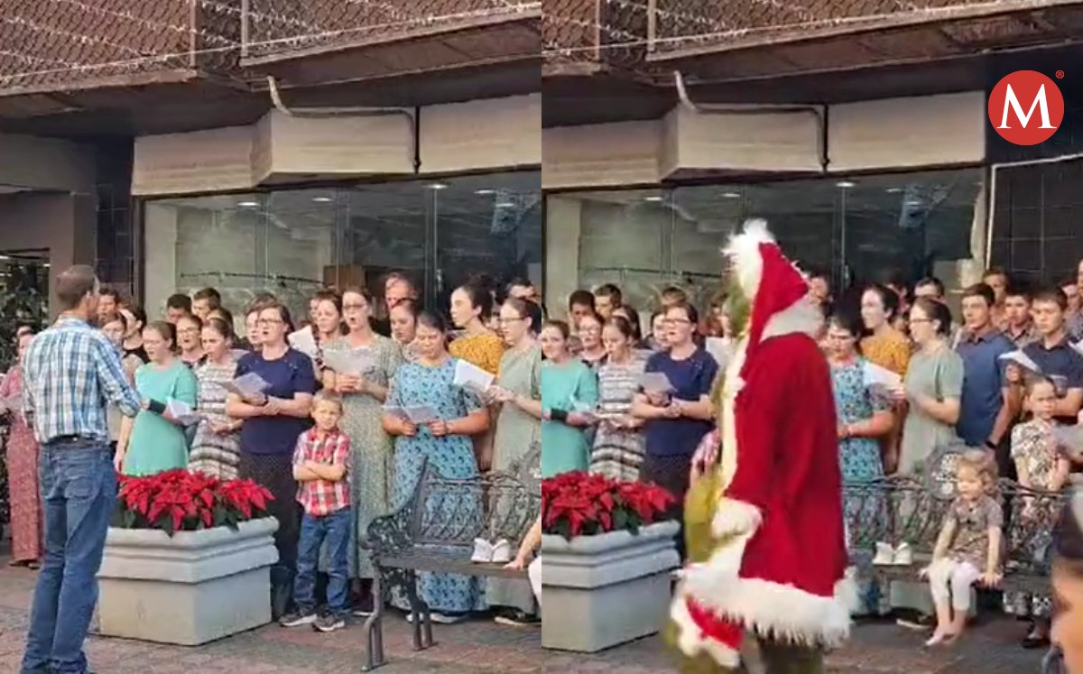 Menonitas cantan villancicos en centro de Tampico