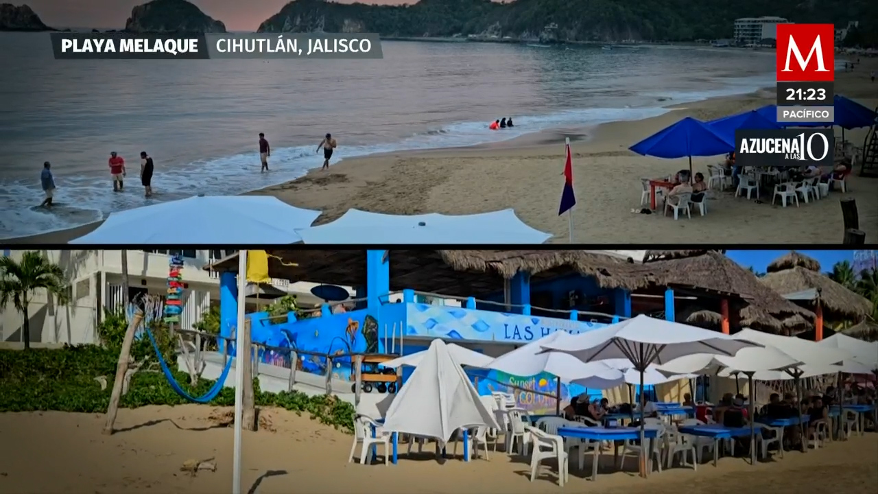 Reabren la Playa de Melaque en Jalisco tras el ataque de tiburón a una mujer