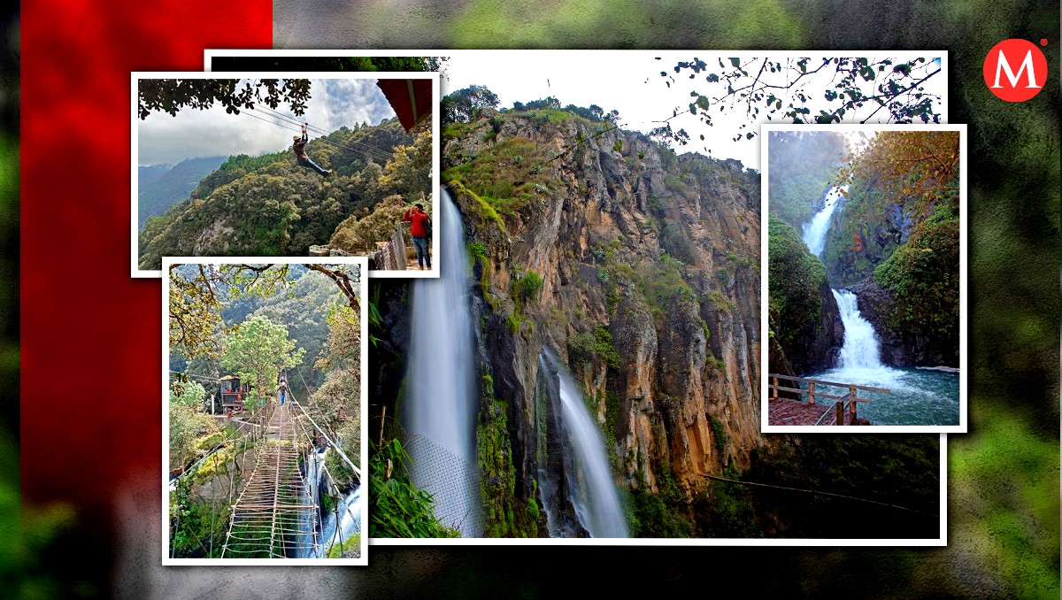 Salto de Quetzalapa, Puebla | David Meléndez/ Andrés Lobato/ Diseño Milenio