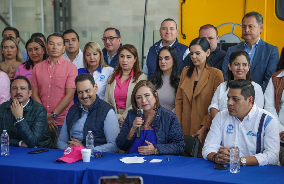 Xóchitl Gálvez, aspirante a la presidencia, en gira por Aguascalientes. | Especial