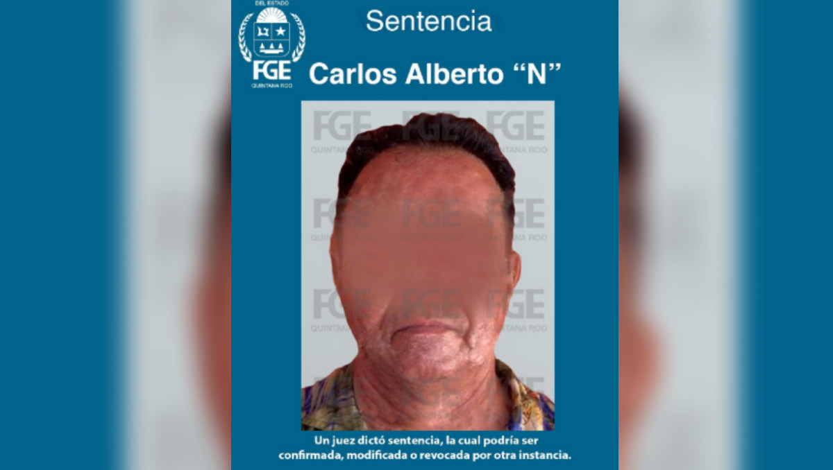 Condenan a hombre feminicida a 50 años de prisión en Cozumel, Quintana Roo. | Especial