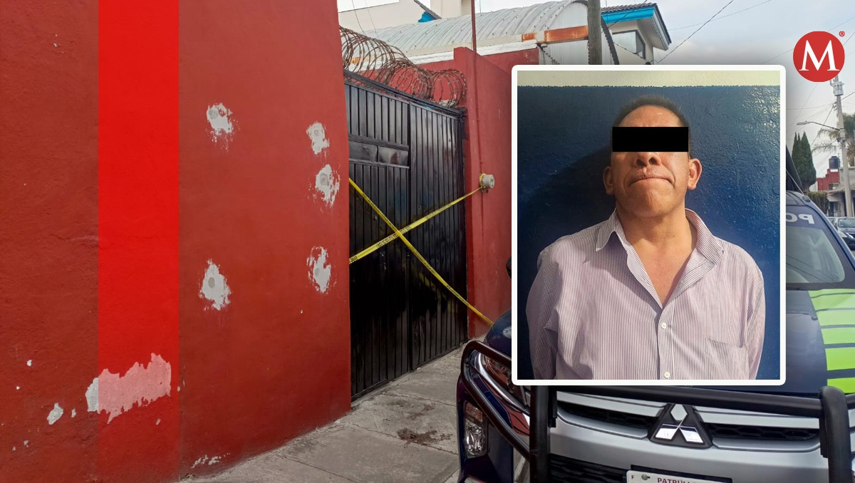 Detienen a hombre por golpear a su esposa en Granjas del Sur, Puebla | Especial