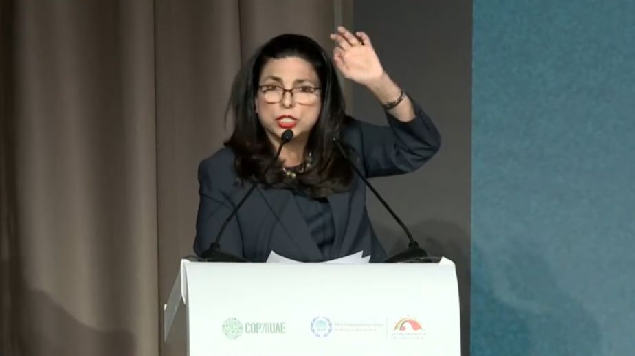 La presidenta de la Cámara de Diputados, Marcela Guerra