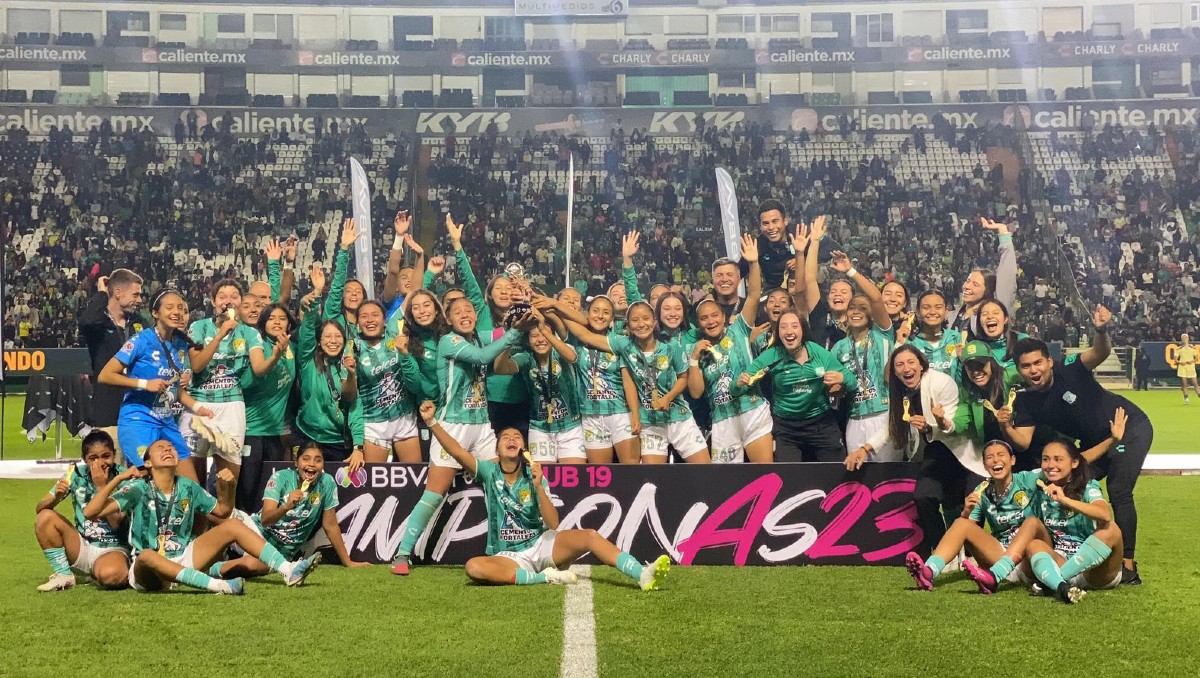 León Femenil se coronan campeonas de categoría Sub 19 (Monserrat Yepez)