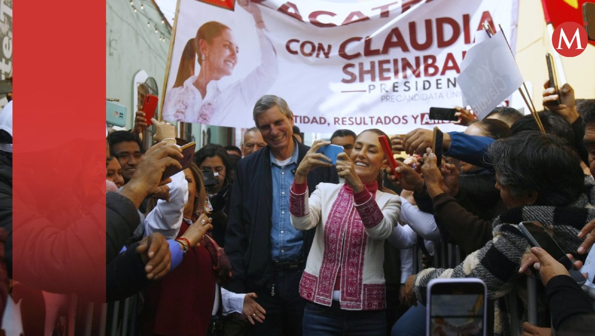 Llegada de Claudia Sheinbaum a la plaza de toros de Huamantla, Tlaxcala. | Ariana Pérez