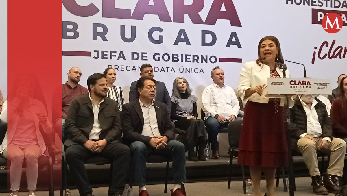La precandidata de Morena a la Jefatura de Gobierno, Clara Brugada. | Hernán Cortés