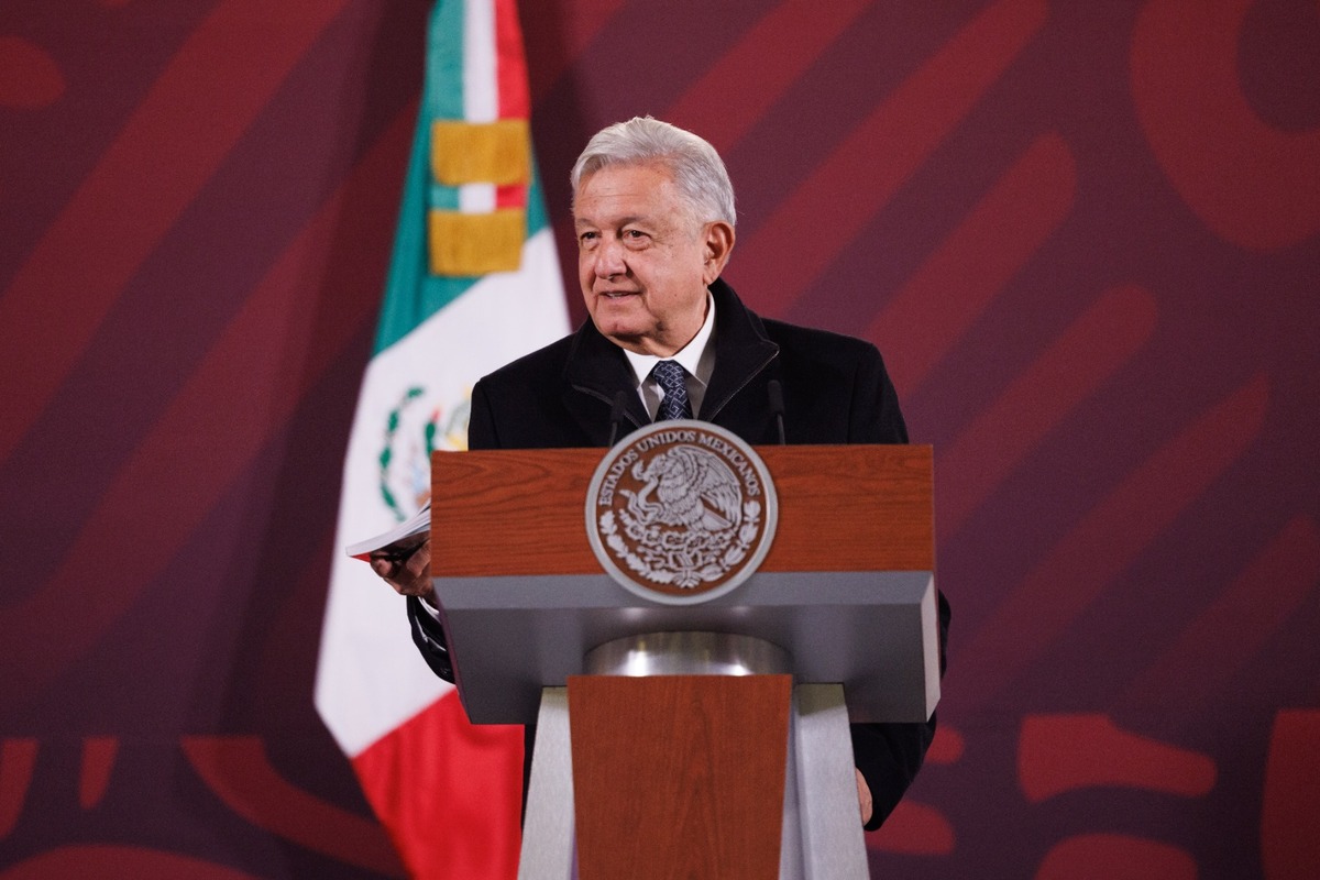 Andrés Manuel López Obrador en conferencia de prensa. | Especial
