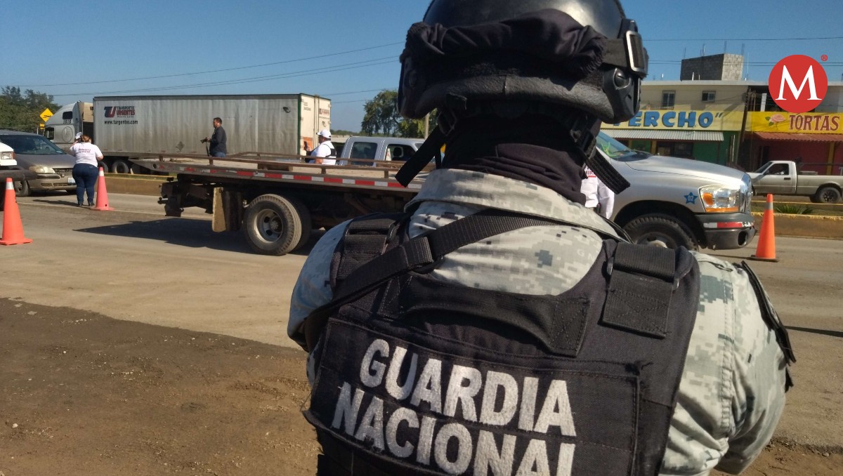 Guardia Nacional en Altamira. (Jesús Alberto García)