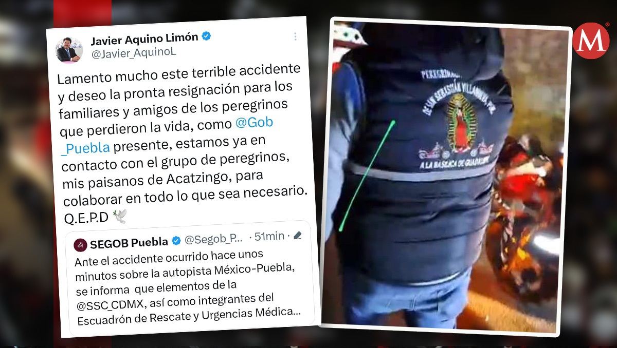Peregrinos atropellados en la México-Puebla son poblanos, confirman | Especial | Diseño Milenio