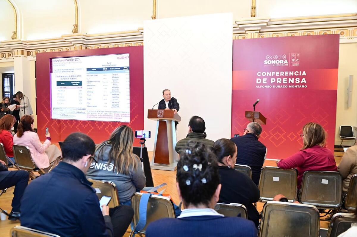 El gobernador destaco que estas acciones son en beneficio de las y los sonorenses.
