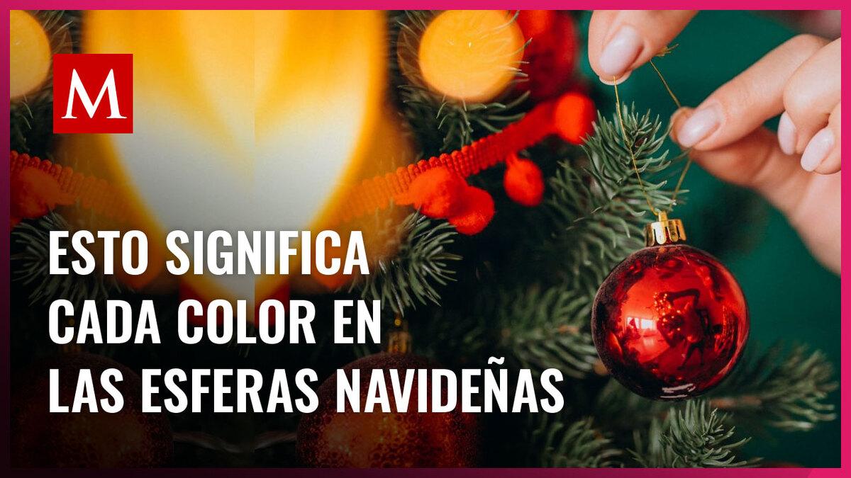 Las esferas navideñas cuentan con su propio significado según su color; aquí te lo contamos