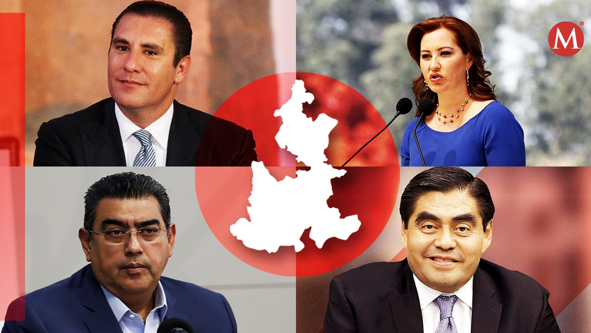 Gobernadores en Puebla en los últimos años. |  Diseño: Óscar Ávila