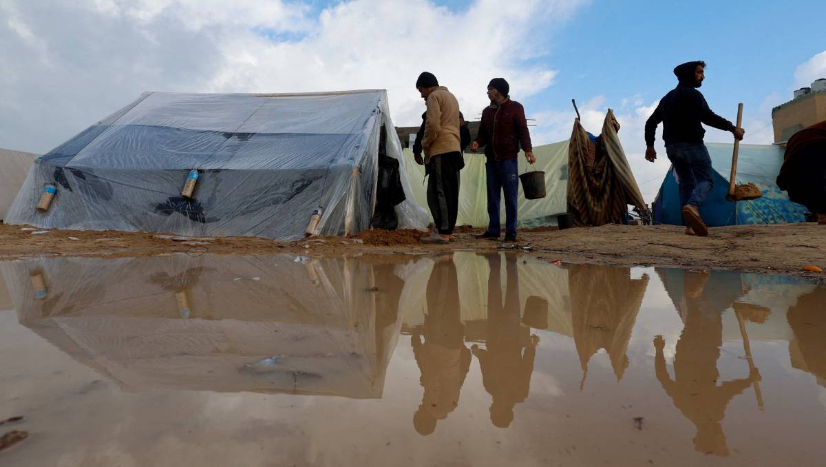 Campo de refugiados inundado en Gaza | Reuters
