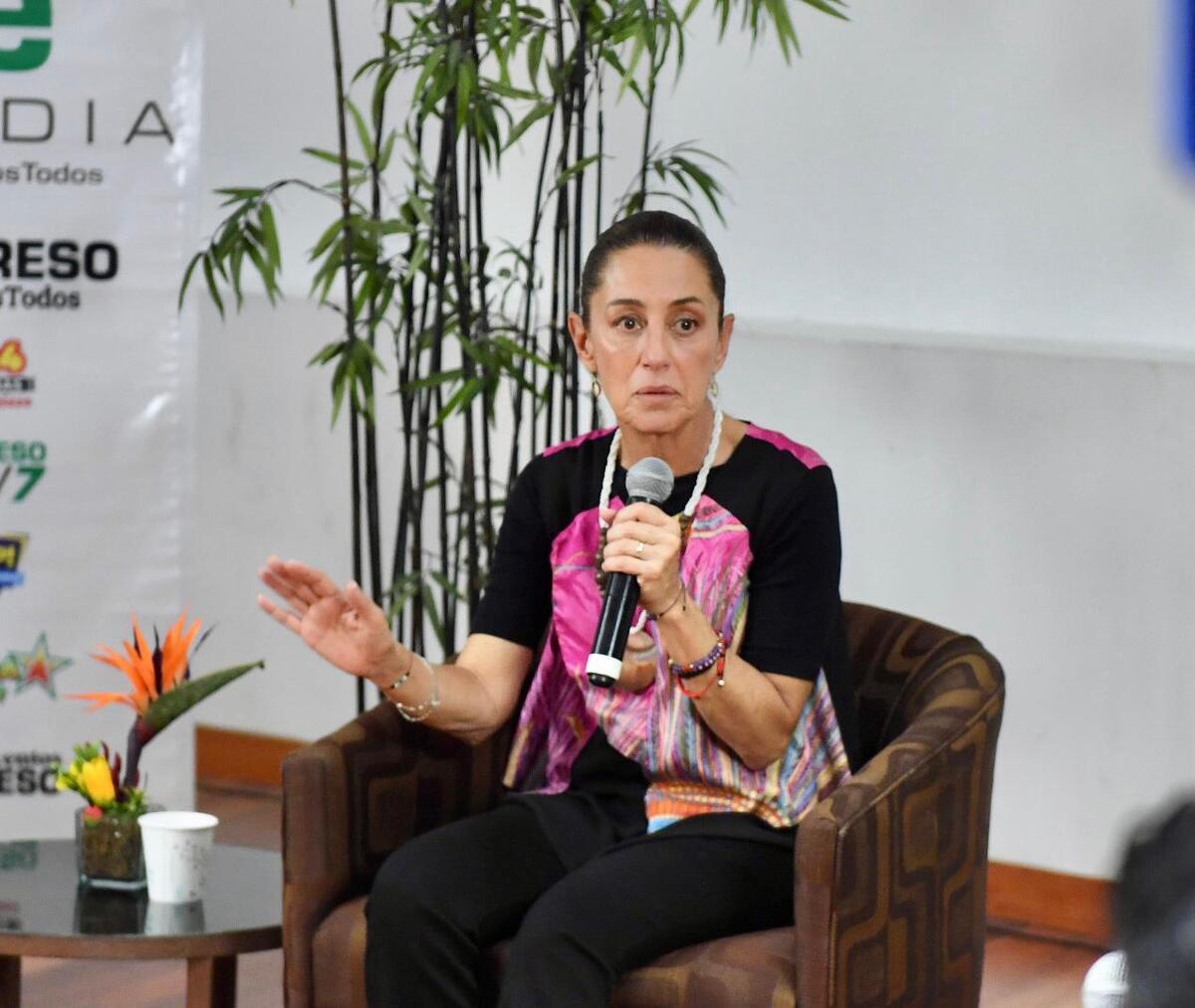 Claudia Sheinbaum en Guaymas, Sonora. (José Antonio Belmont)