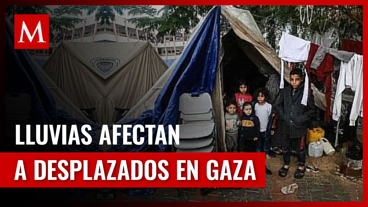 Desesperación en Gaza: Lluvias e inundaciones golpean a familias desplazadas