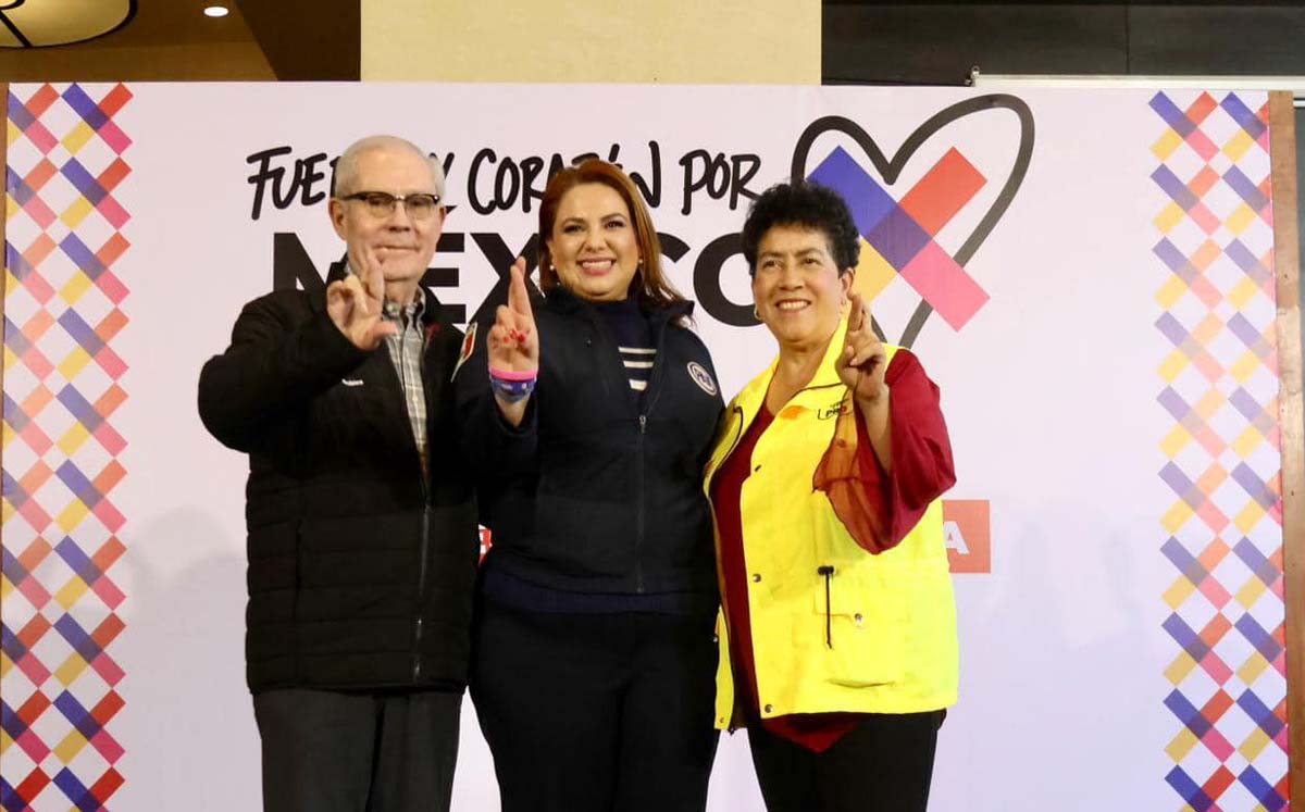 Dirigentes del PRI, PAN y PRD en Coahuila. (Cortesía)