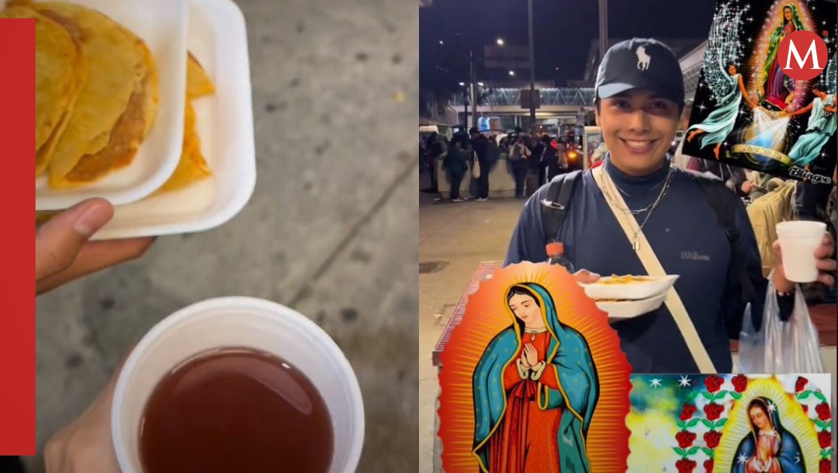 Joven es confundido con un peregrino y le dan comida